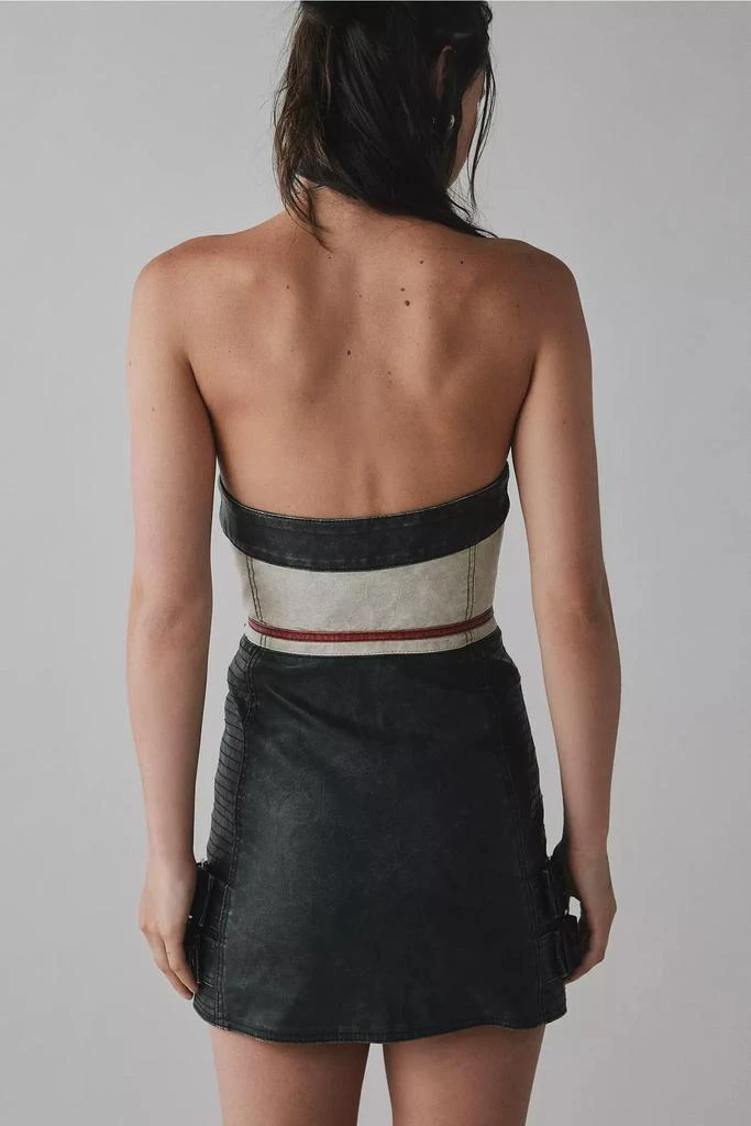 chinese dress ladies Xiva Motocross Faux Leather Dress | Jaded London main image 0