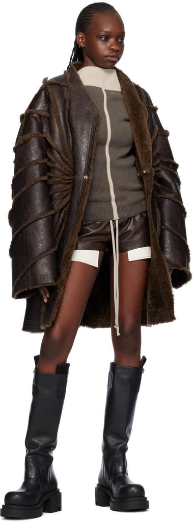 Rick Owens Gray Cowl Sweater 4