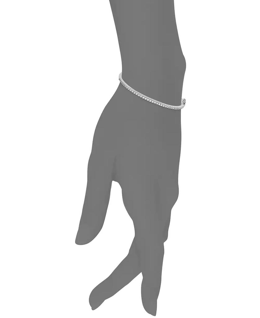 Arabella Sterling Silver Cubic Zirconia Bangle Bracelet (1-3/4 ct. t.w.) (Also available in 14k Gold over Sterling Silver)