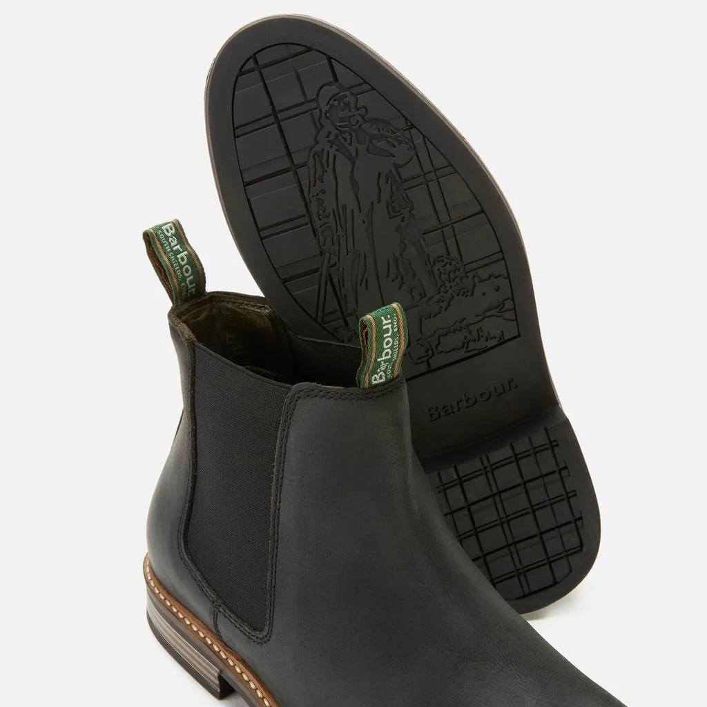Barbour Barbour Men's Farsley Leather Chelsea Boots - Black 4