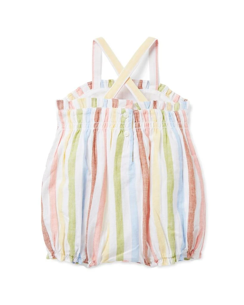 Janie and Jack Janie and Jack Baby Striped Linen-Blend Romper 2