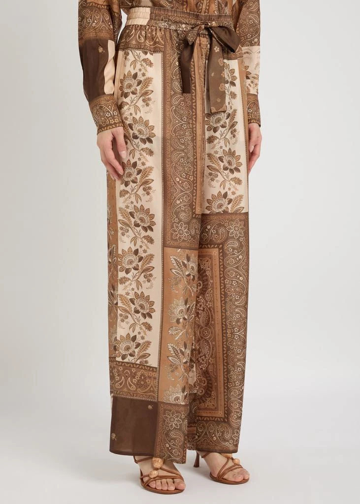 Zimmermann Lucky printed silk trousers 2