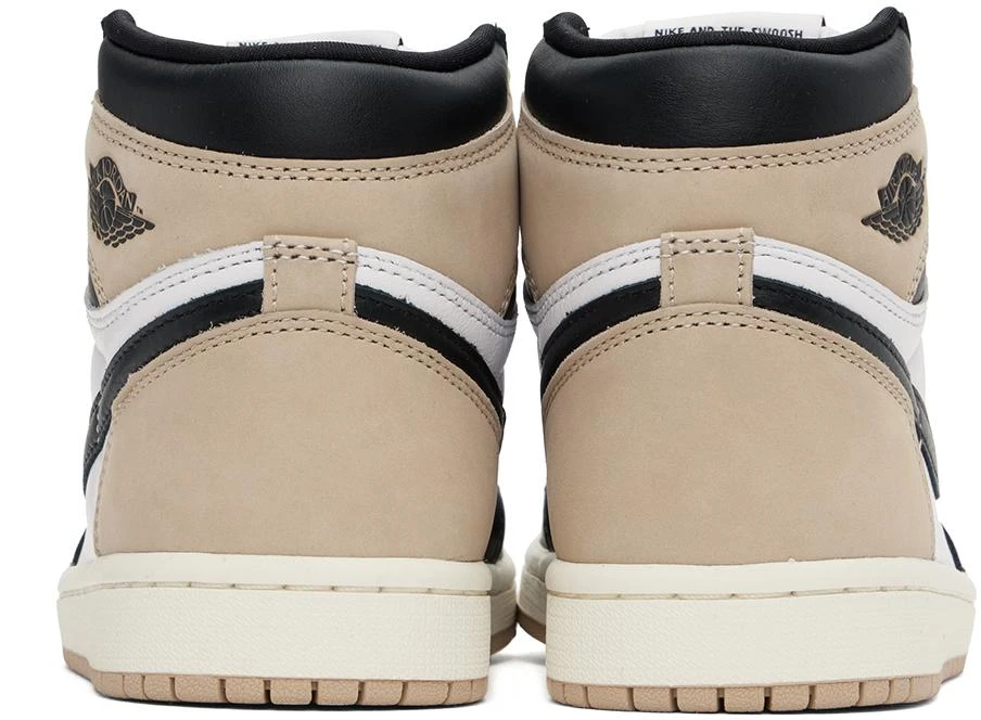 Jordan Tan & White Air Jordan 1 Sneakers 2