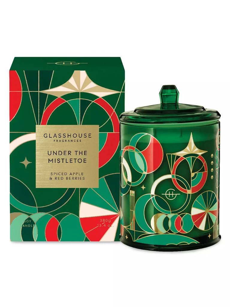 Glasshouse Fragrances Under The Mistletoe Candle 1