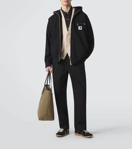 Sacai x Carhartt cotton jersey hoodie 2