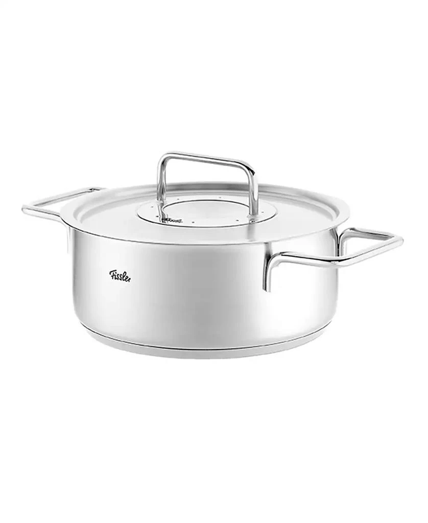Fissler Pure Collection Stainless Steel 2.7 Quart Rondeau with Metal Lid 3