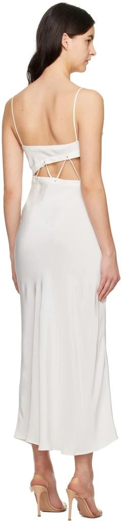 Christopher Esber White Disconnect Midi Dress 3