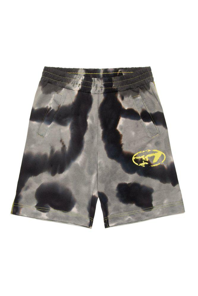 Diesel Diesel Kids Pbobx Oval-D Logo Shorts