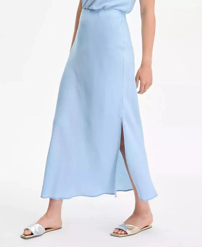 On 34th Women's Chambray Maxi Slip Skirt, Exclusively at Macy's 3