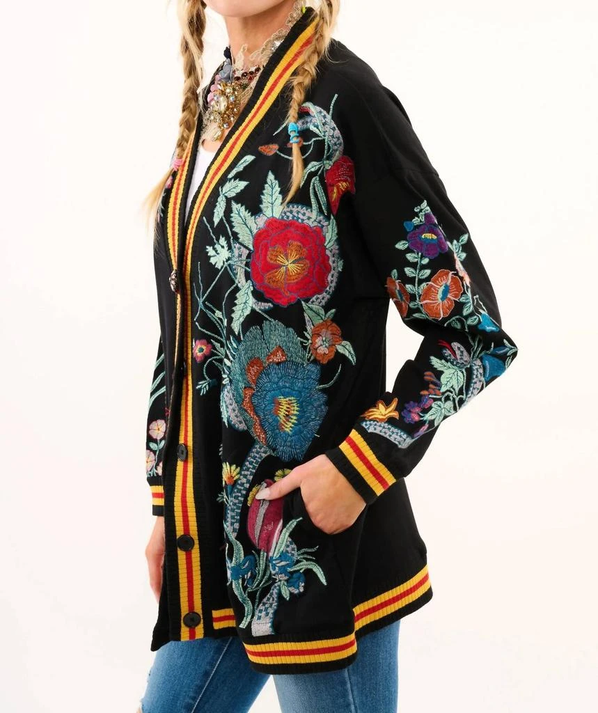 ARATTA Aratta - Hermione French Terry Floral Cardigan 3