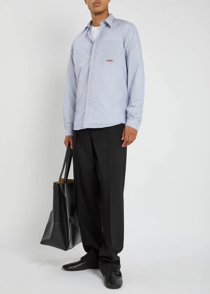 Valentino Oxford pinstriped cotton shirt 4