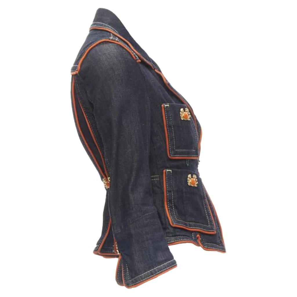 DSQUARED2 crab denim cropped jacket 5
