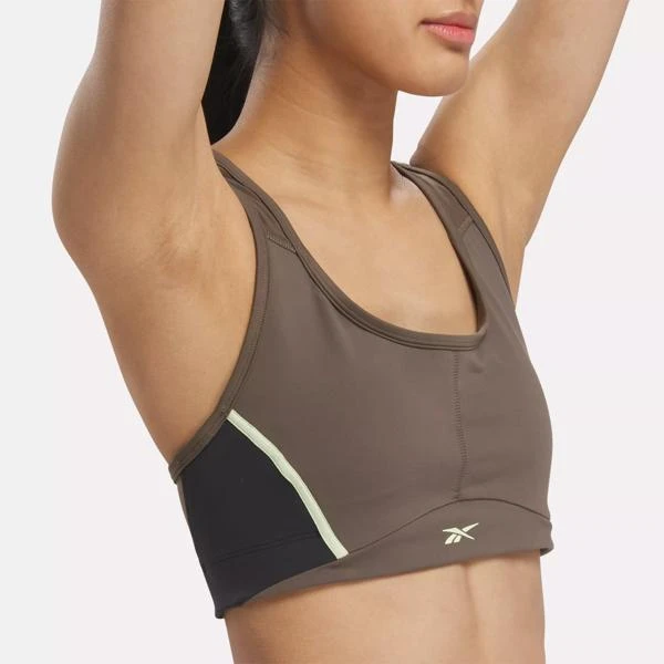 Reebok Lux Racer Padded Colorblock Bra 7