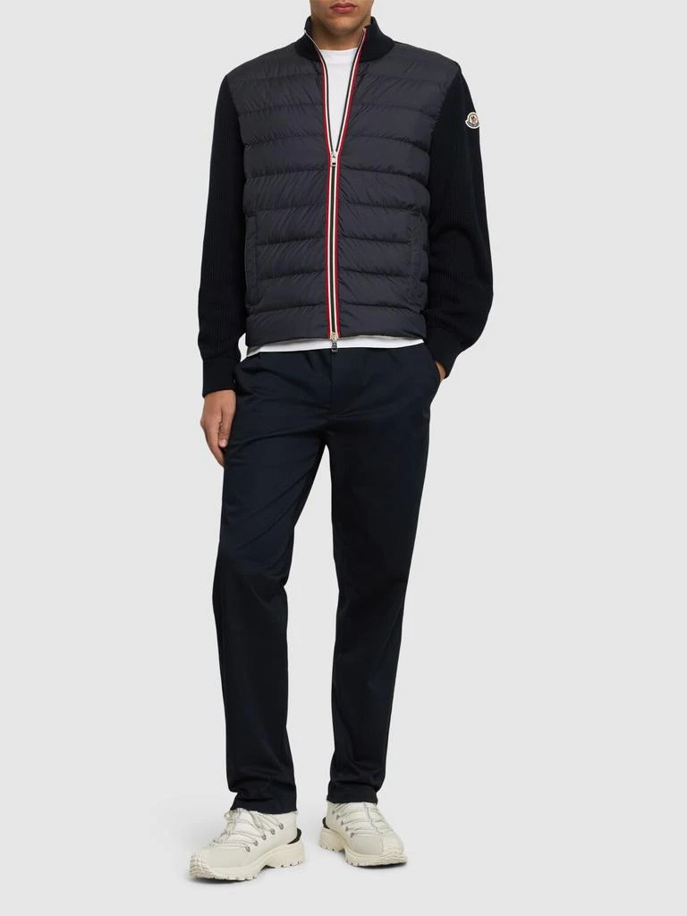 Moncler Padded Cotton Zip-up Cardigan 1