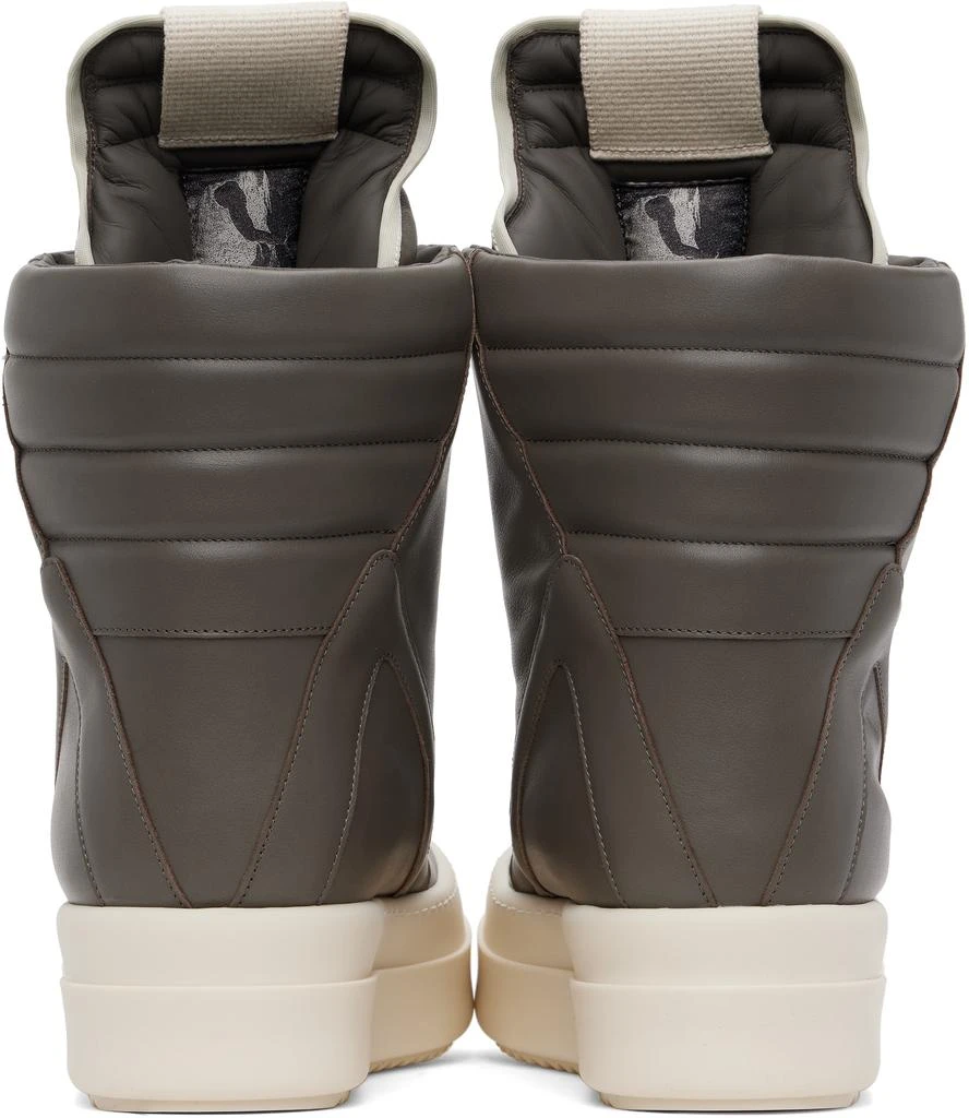 Rick Owens Gray Hollywood Mega Geobasket Sneakers 2