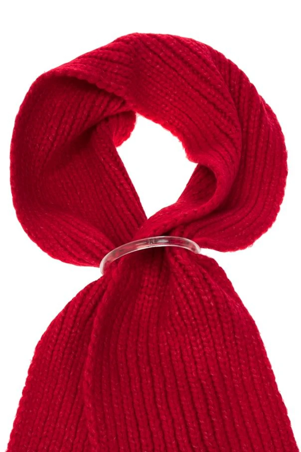 UGG Scarf with logo patch 4