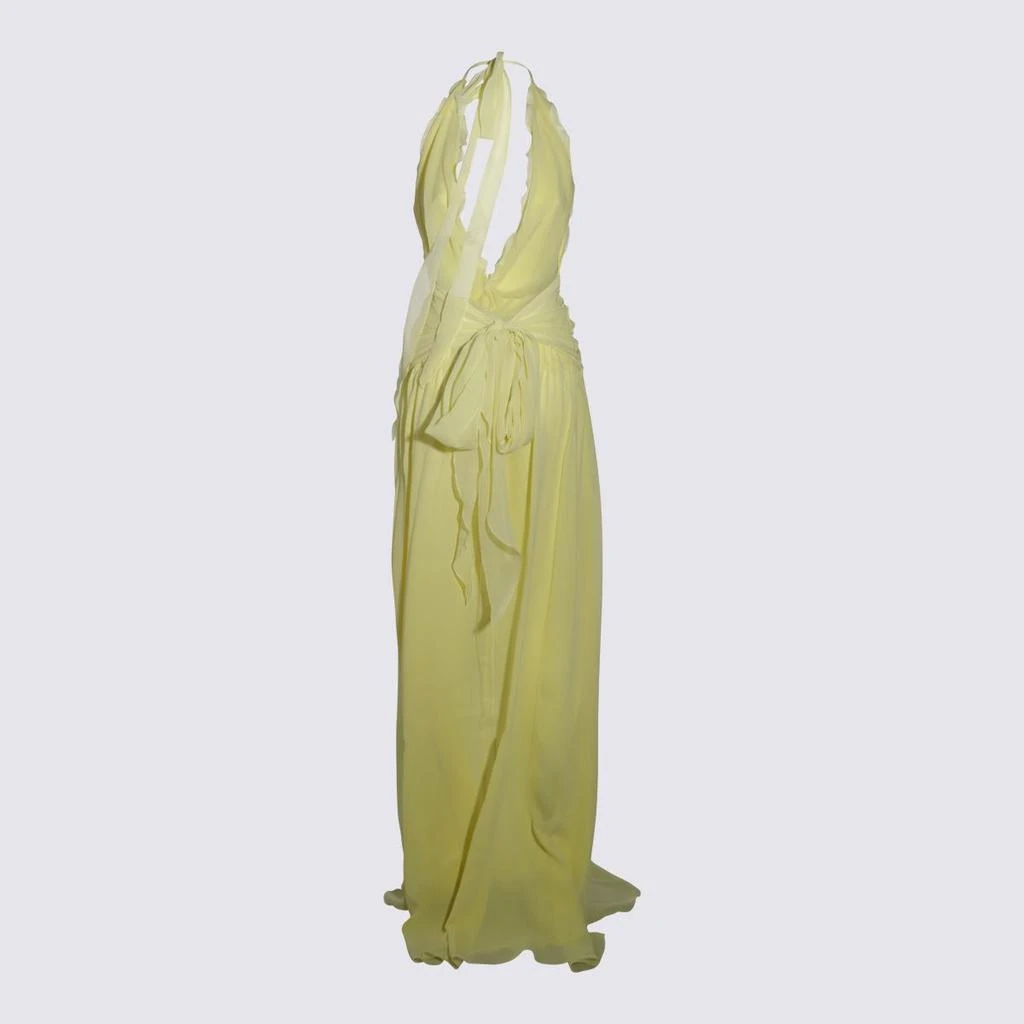 BLUMARINE Blumarine Yellow Silk Dress 1