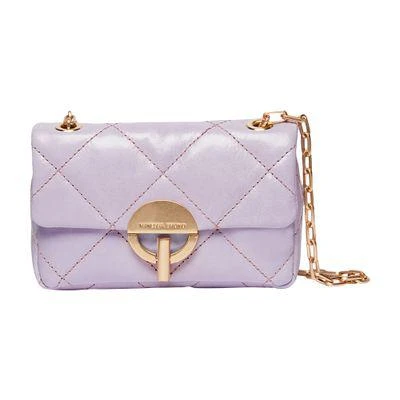 VANESSA BRUNO Leather nano Moon bag 1