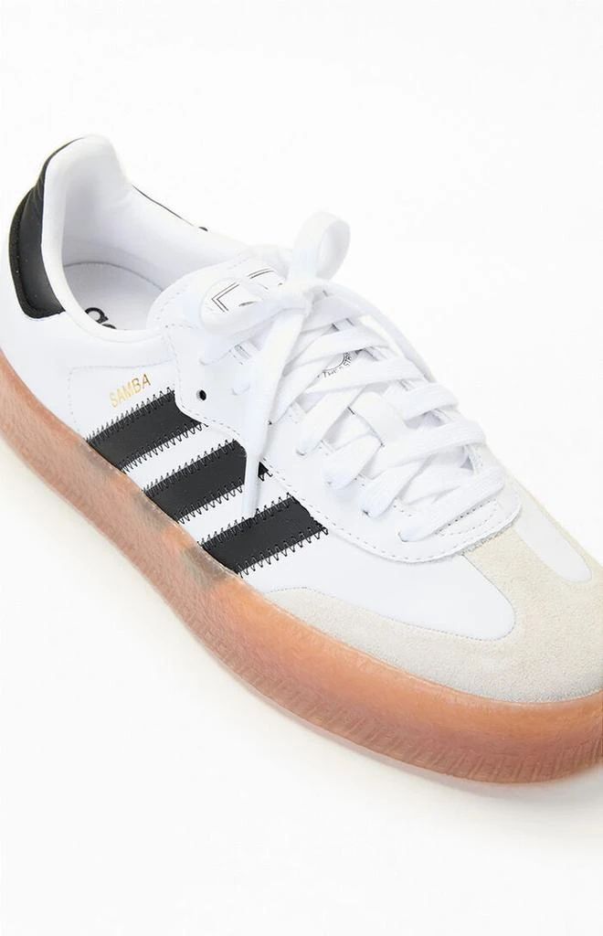 Women's Samba Sneakers - WHITE/BLACK - 6.5