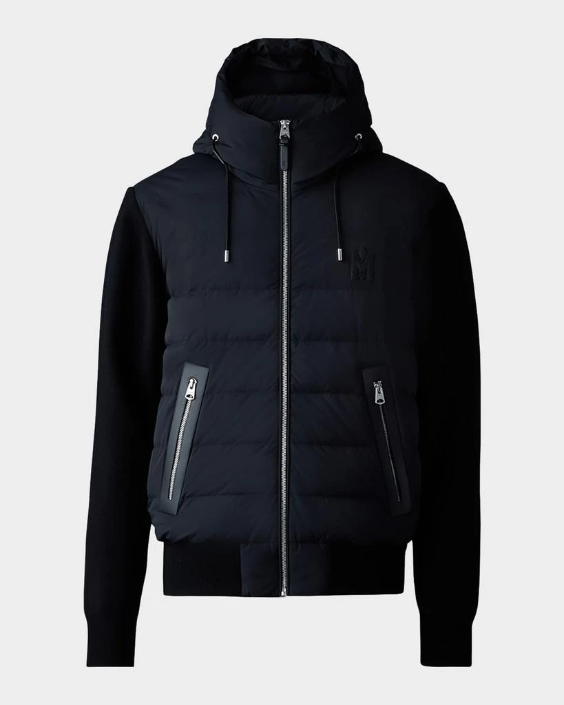 Mackage Men's Andrew Hybrid Down Knit Jacket 1