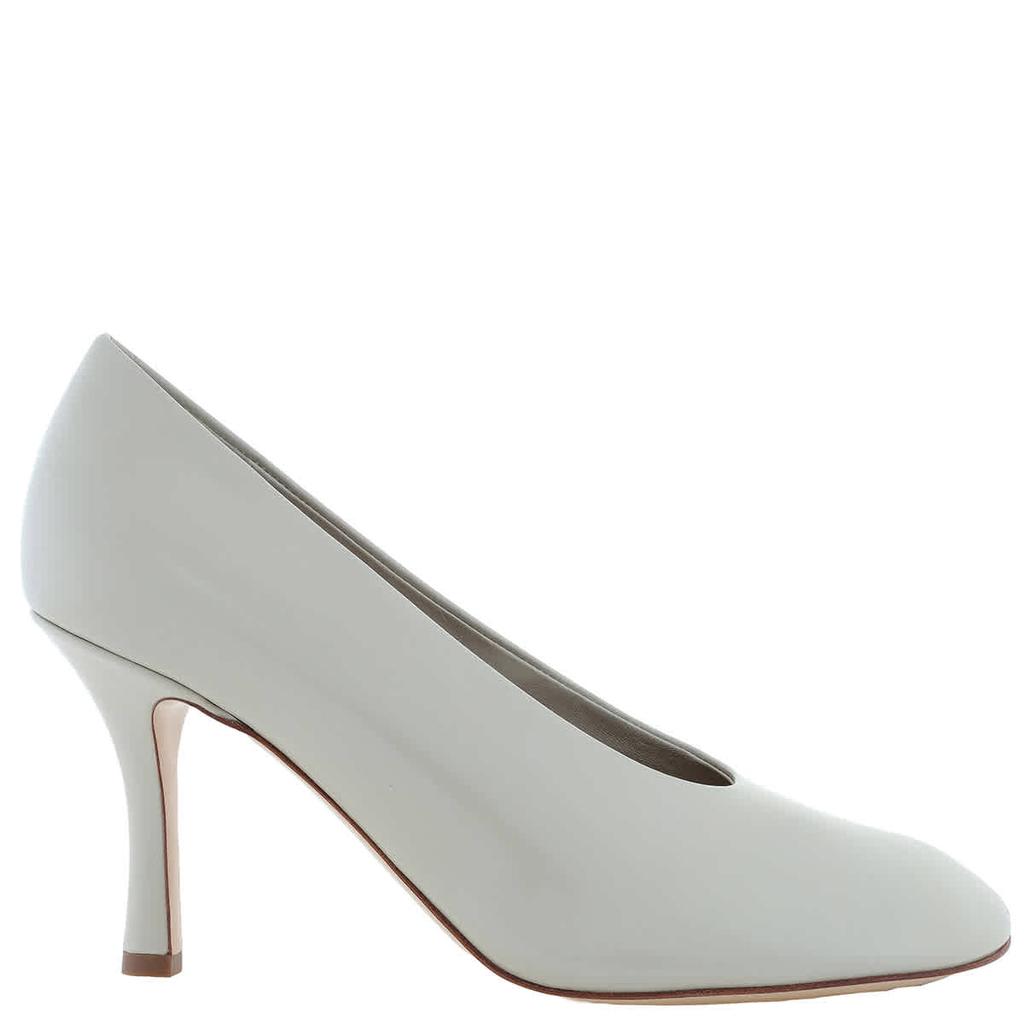 Burberry 85mm Slip-On Leather Pumps