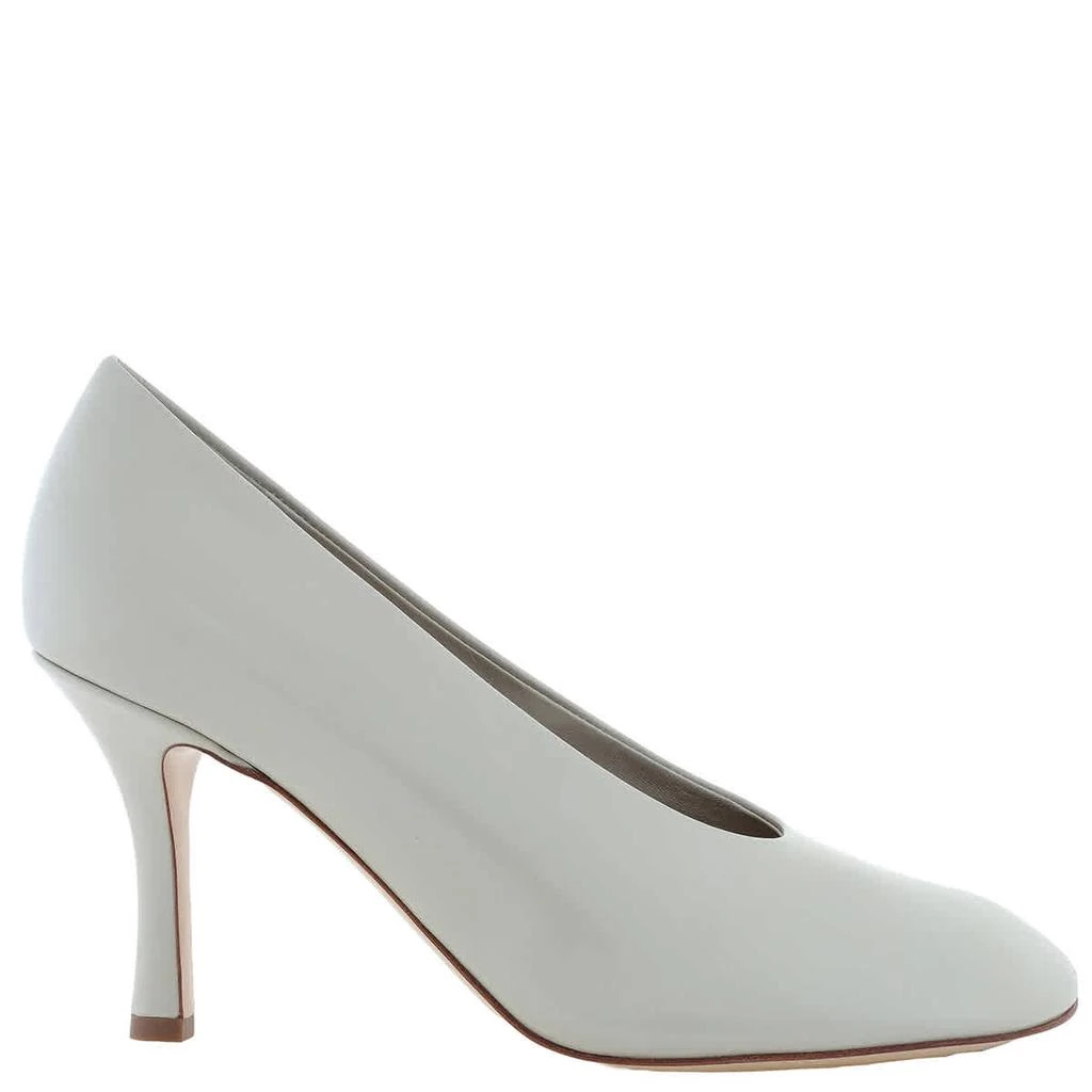 Burberry 85mm Slip-On Leather Pumps 1