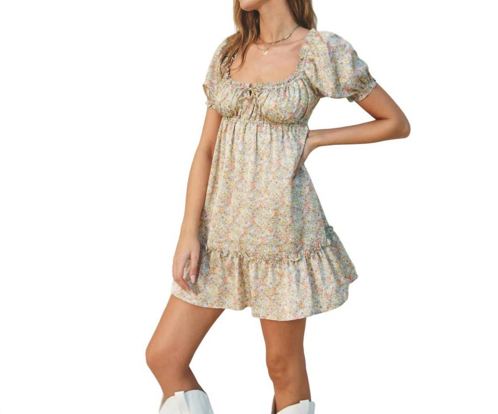 Dress Forum Babydoll Ruffled Mini Dress