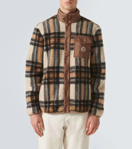 Moncler Checked teddy jacket  3