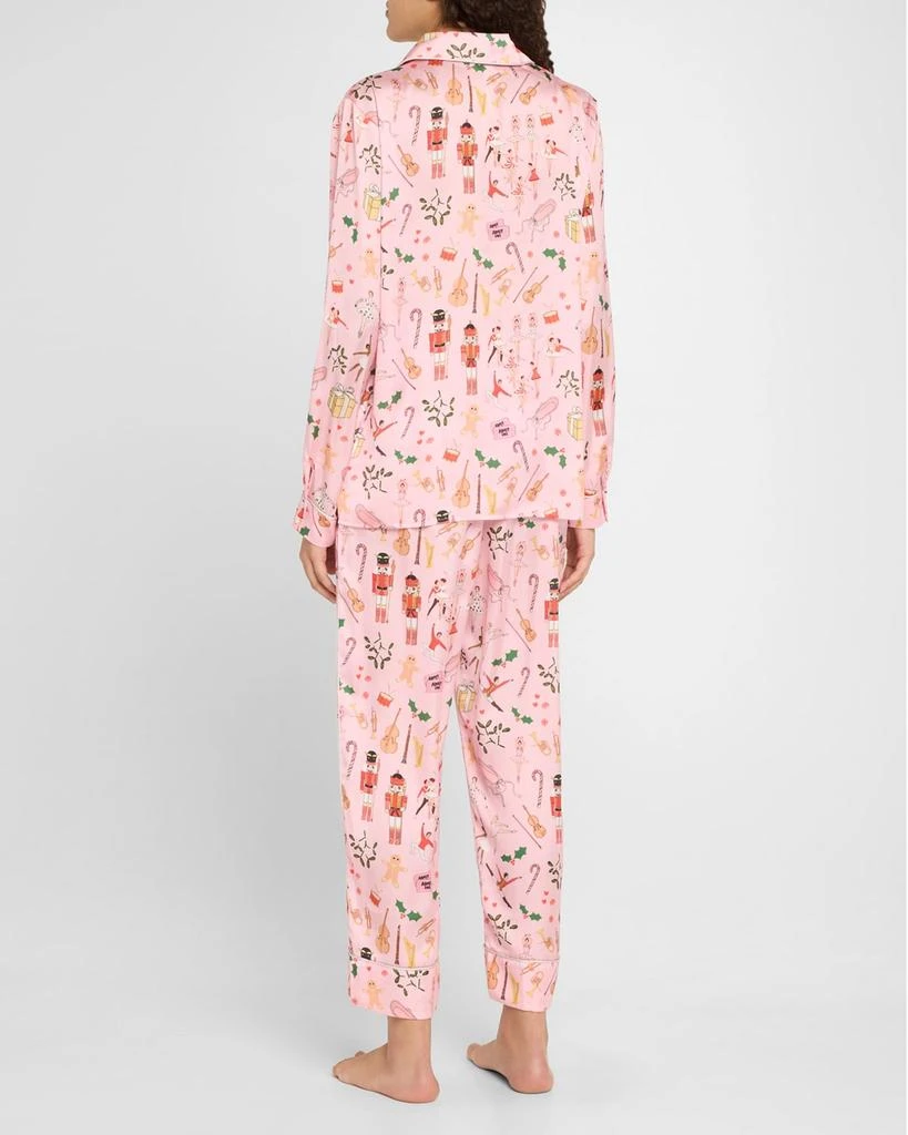 Karen Mabon Nutcracker Ballet Cropped Satin Pajama Set 3