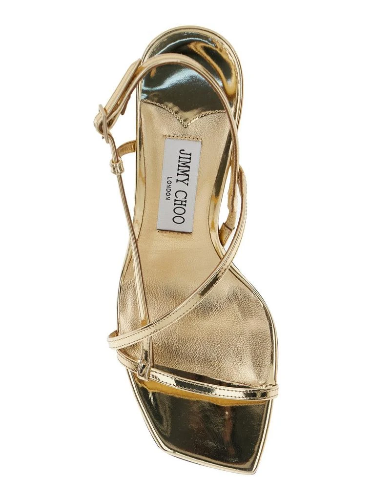 Jimmy Choo Jimmy Choo Etana Metallic Finished Sandals 4