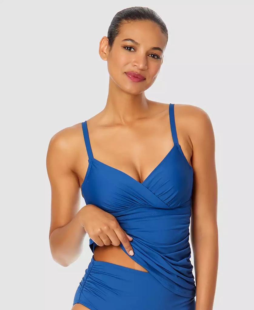 Anne Cole Women's Surplice Underwire Tankini Top