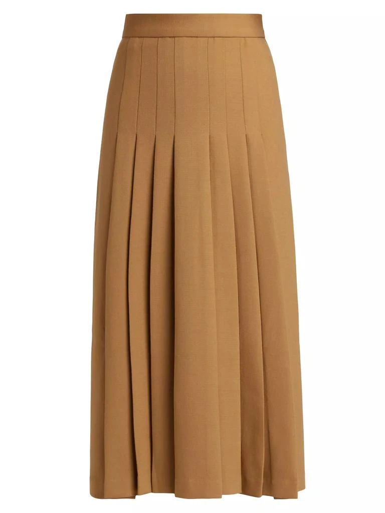 Sergio Hudson Pleated Midi-Skirt 1