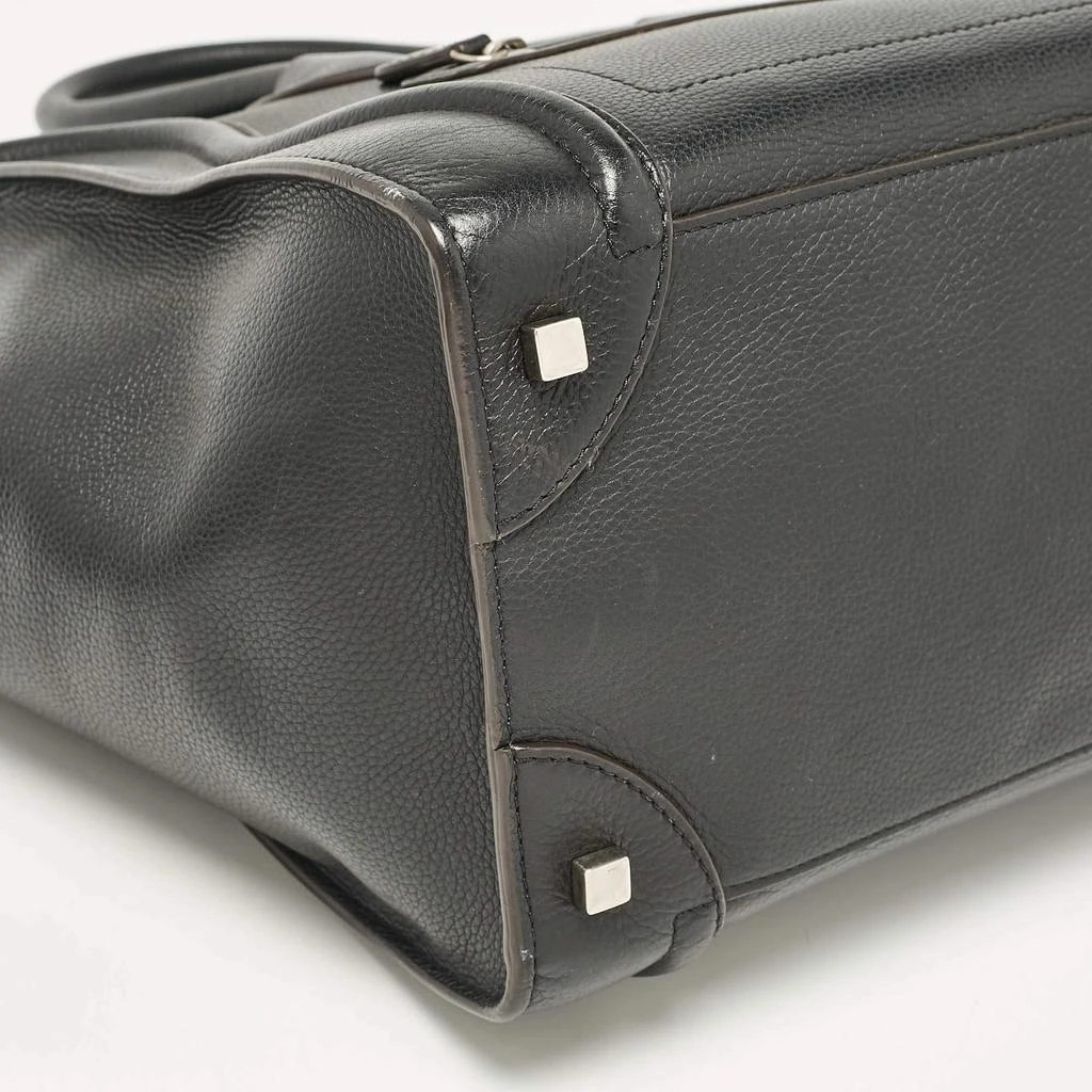 Celine Celine Black Leather Mini Luggage Tote 20