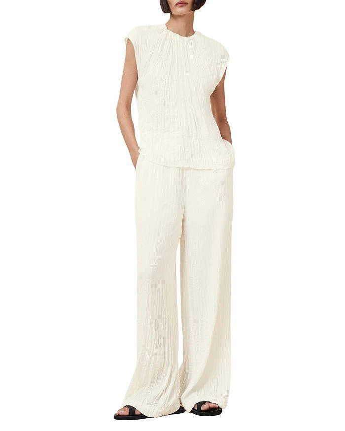 ALL SAINTS Caramin Crinkled Pants 7