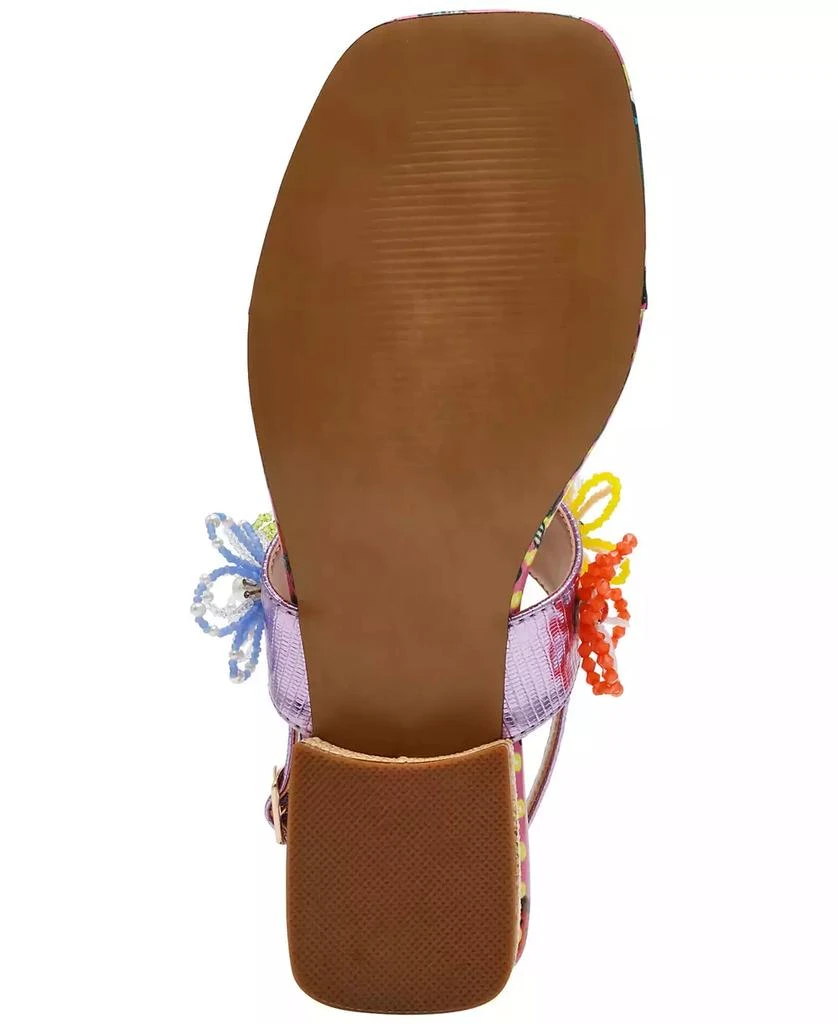Betsey Johnson Women's Jaydda Thong Slingback Sandals 5