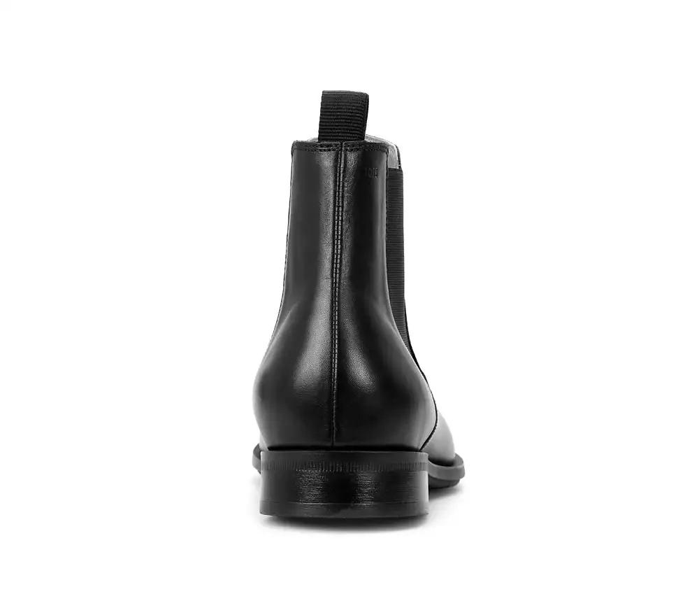 Hugo Boss Men's Colby Leather Chelsea Slip On Boot