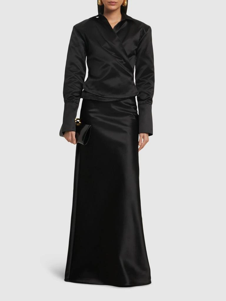 BETTTER Belmont Satin Maxi Skirt 1