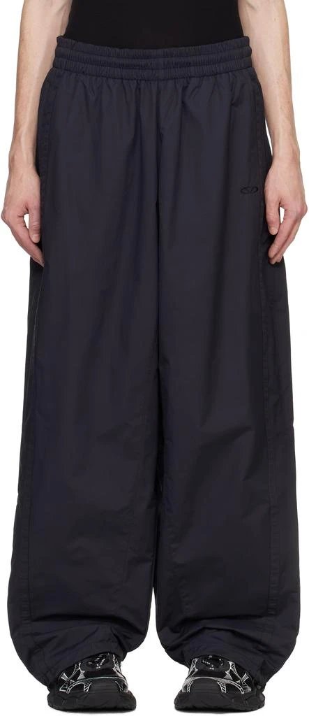 Vetements Black Oval Logo Track Pants 1