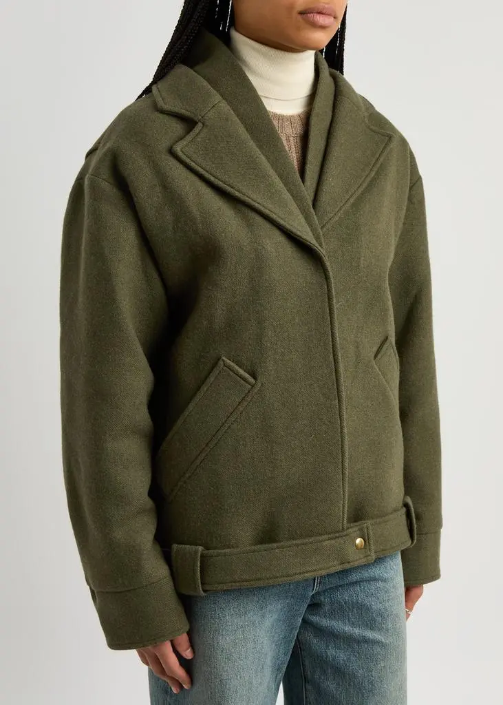 KASSL EDITIONS Biker wool-blend jacket 2