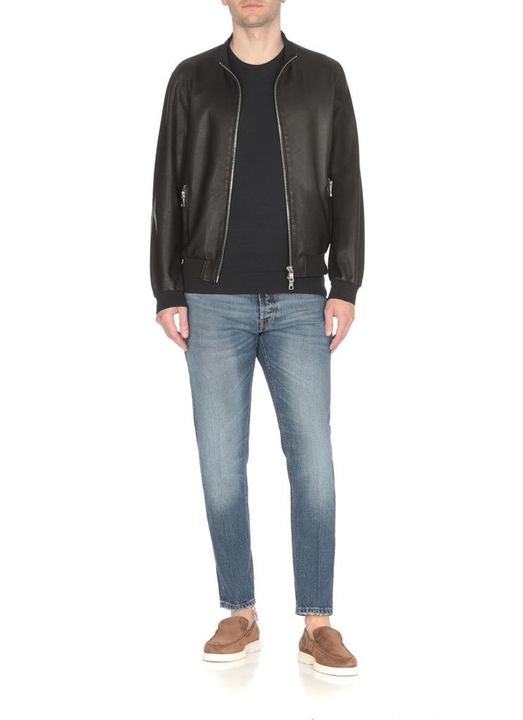 THE JACK LEATHERS Black Elvis Leather Jacket