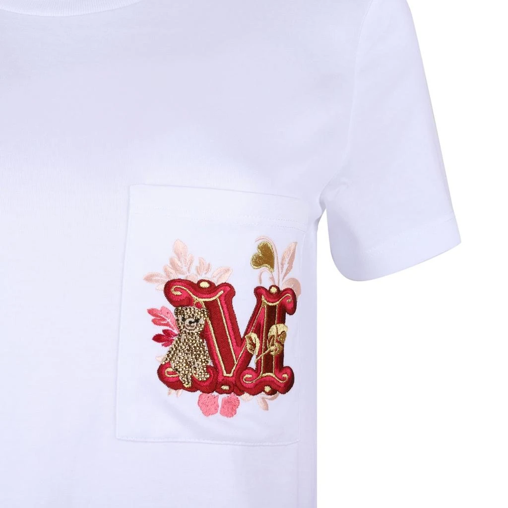 Max Mara Max Mara Nunzio Logo Embellished Crewneck T-Shirt 4