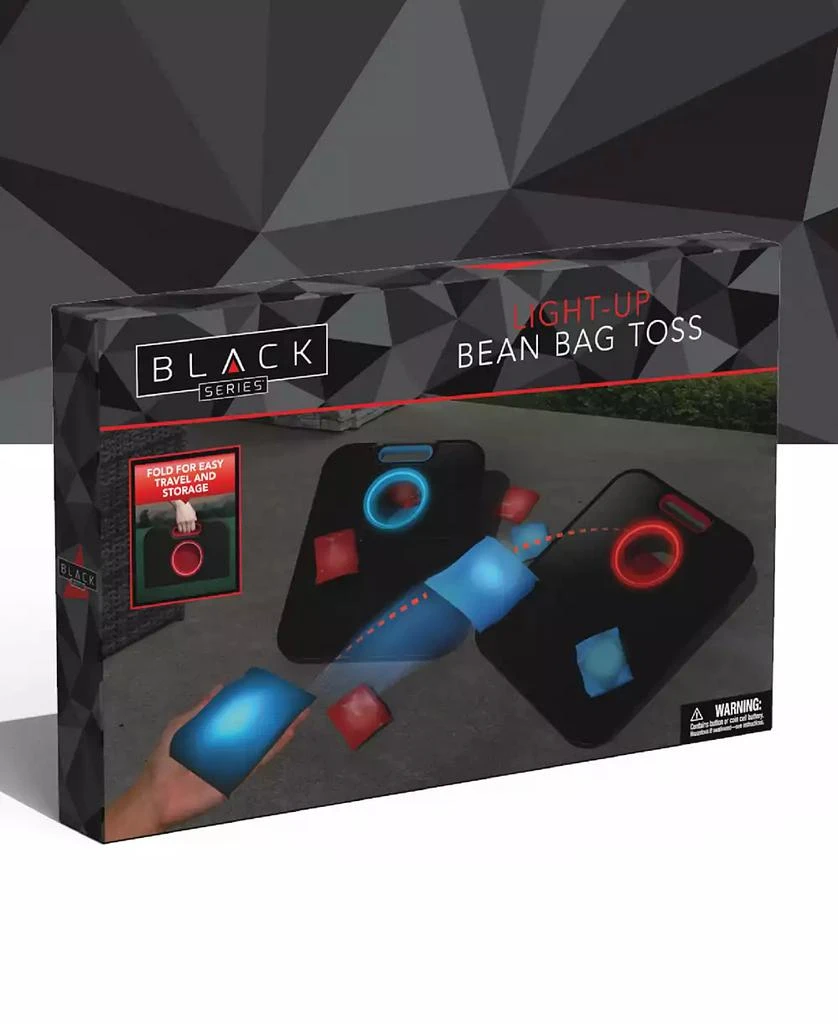 Black Series Light Up Bean Bag Toss Outdoor Game Set with Boards 6