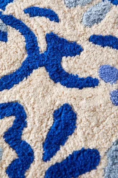 Urban Outfitters Delft Cat Shape Tufted Bath Mat 5