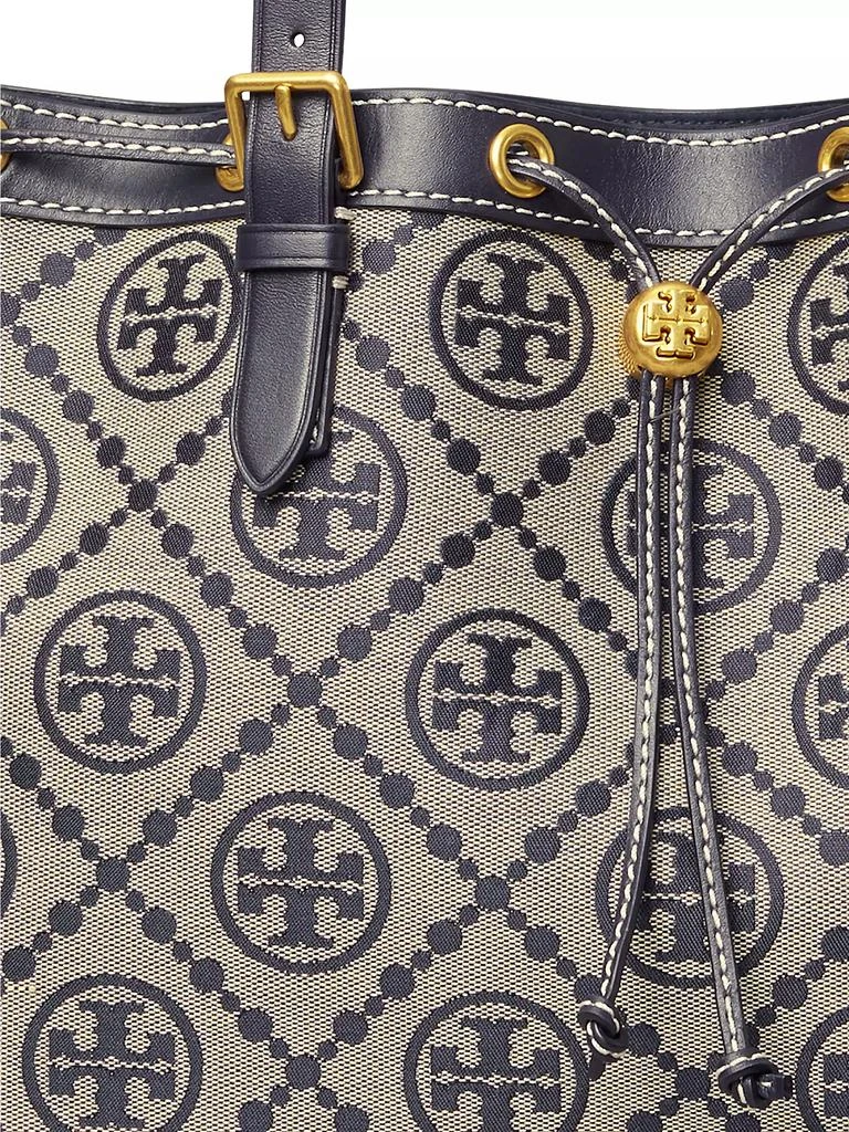Tory Burch T Monogram Jacquard Drawstring Tote 4