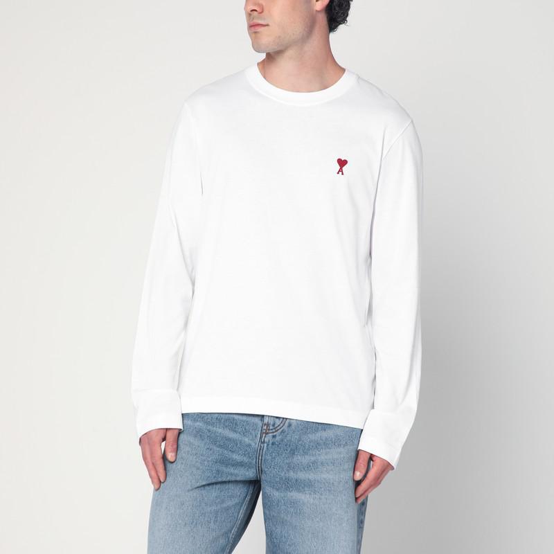 AMI White Ami De Coeur T-shirt
