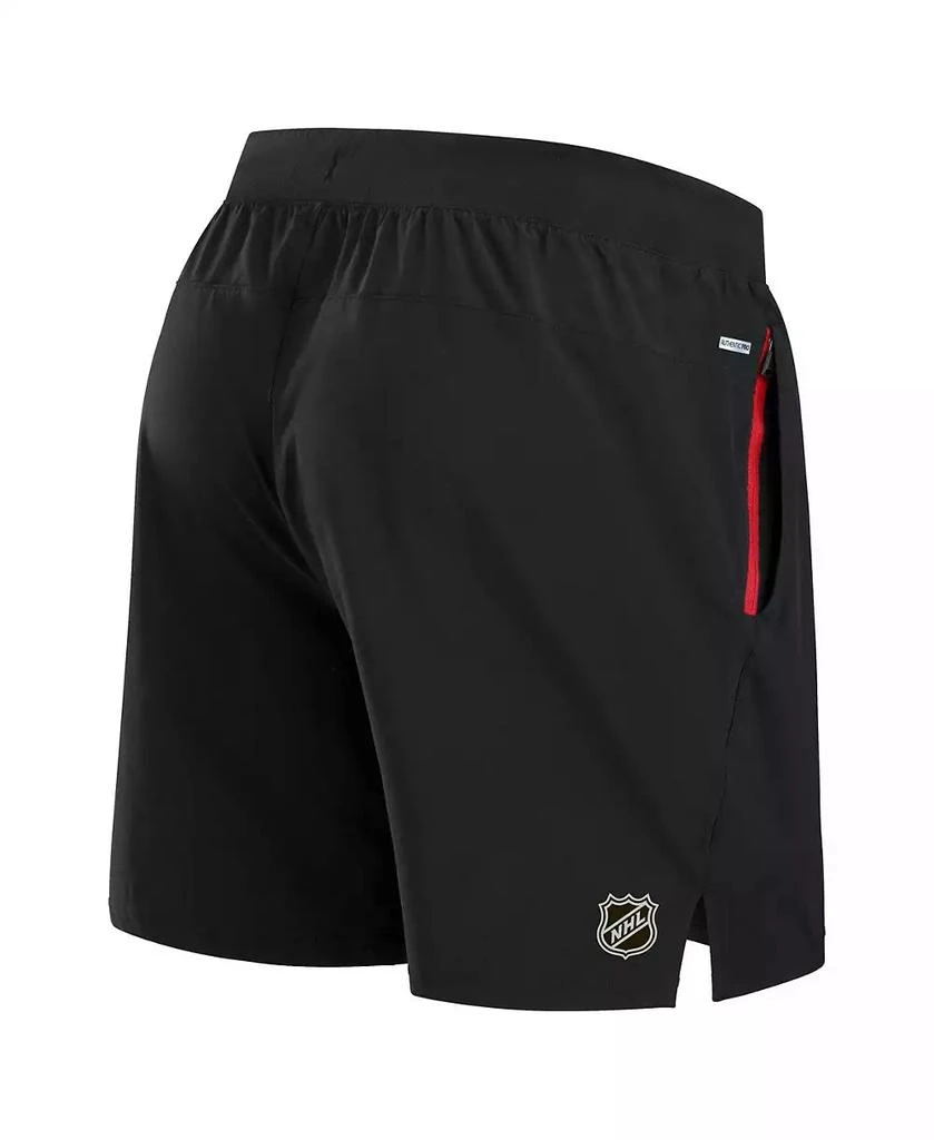 Fanatics Men's Black Carolina Hurricanes Authentic Pro Rink Performance Shorts 2