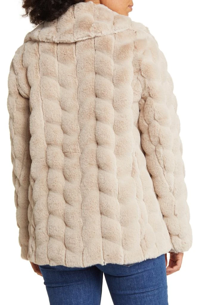Chevron Faux Via Spiga Chevron Puffer Jacket Faux Fur Nordstrom