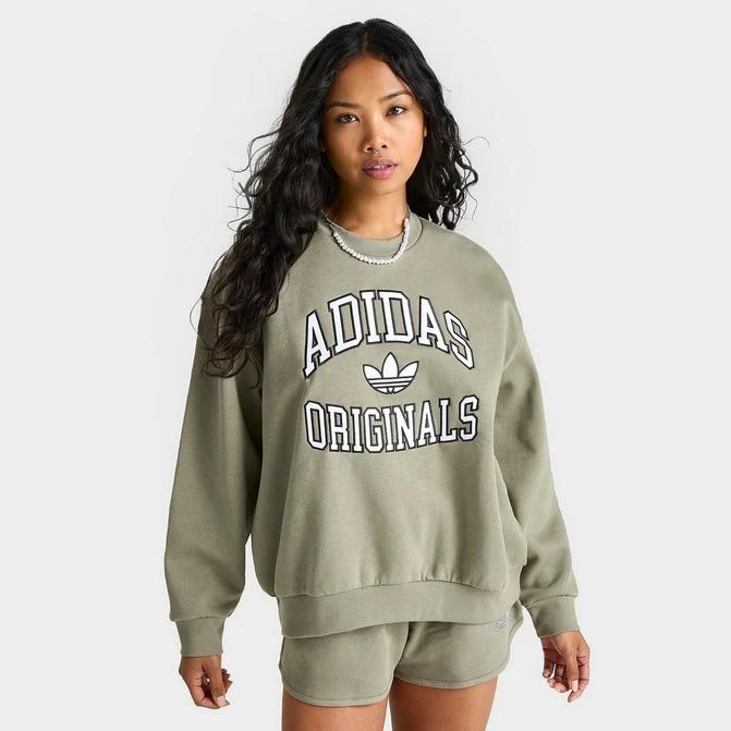 Adidas Women's adidas Originals Collegiate Crewneck Sweatshirt 1