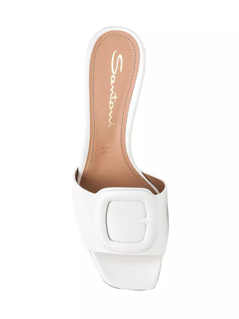 Santoni Marta 50MM Leather Mules 5