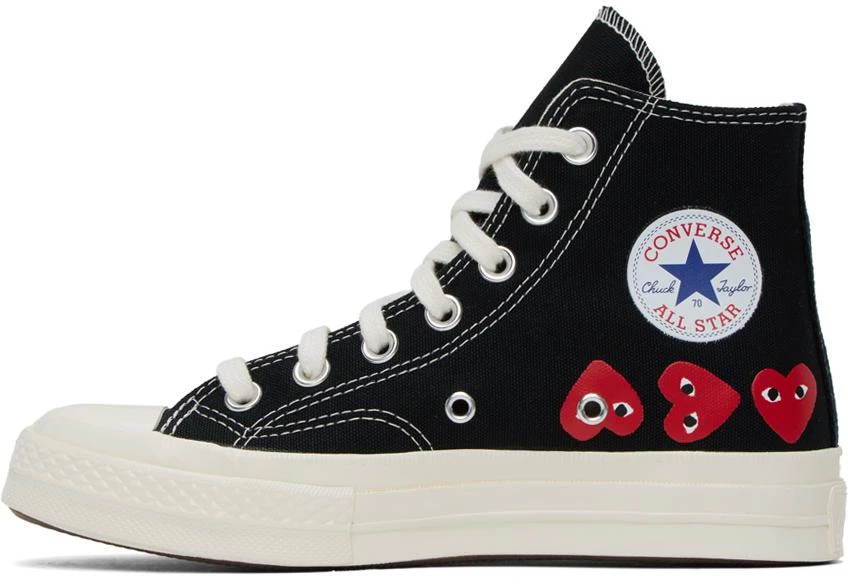 Comme des Garcons Black Converse Edition Chuck 70 Multi Heart Sneakers 3